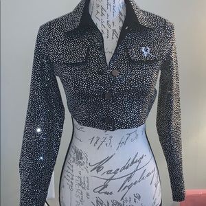 So real rhinestone jacket